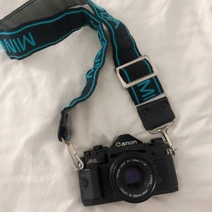 Canon A-1 camera 50mm